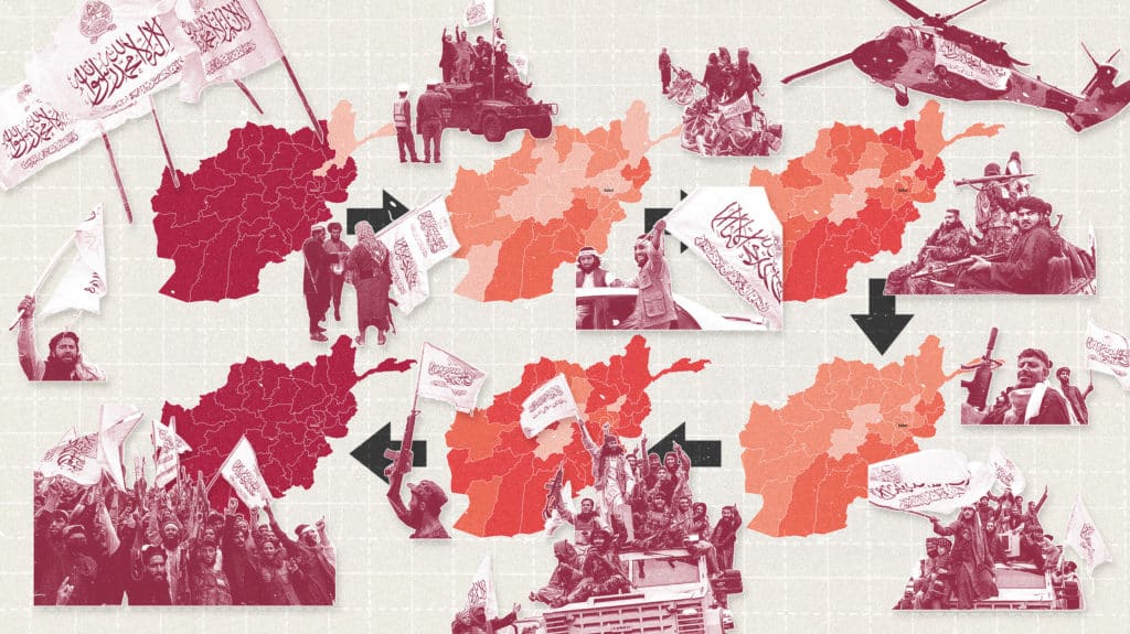 Mapping the Fall of Afghanistan
