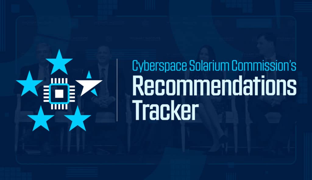 Cyberspace Solarium Commission Recommendations Tracker